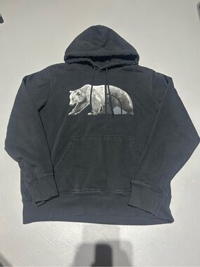 The North Face - Bear Logo Black Premium Sweatshirt Hoodie (Men’s Medium)